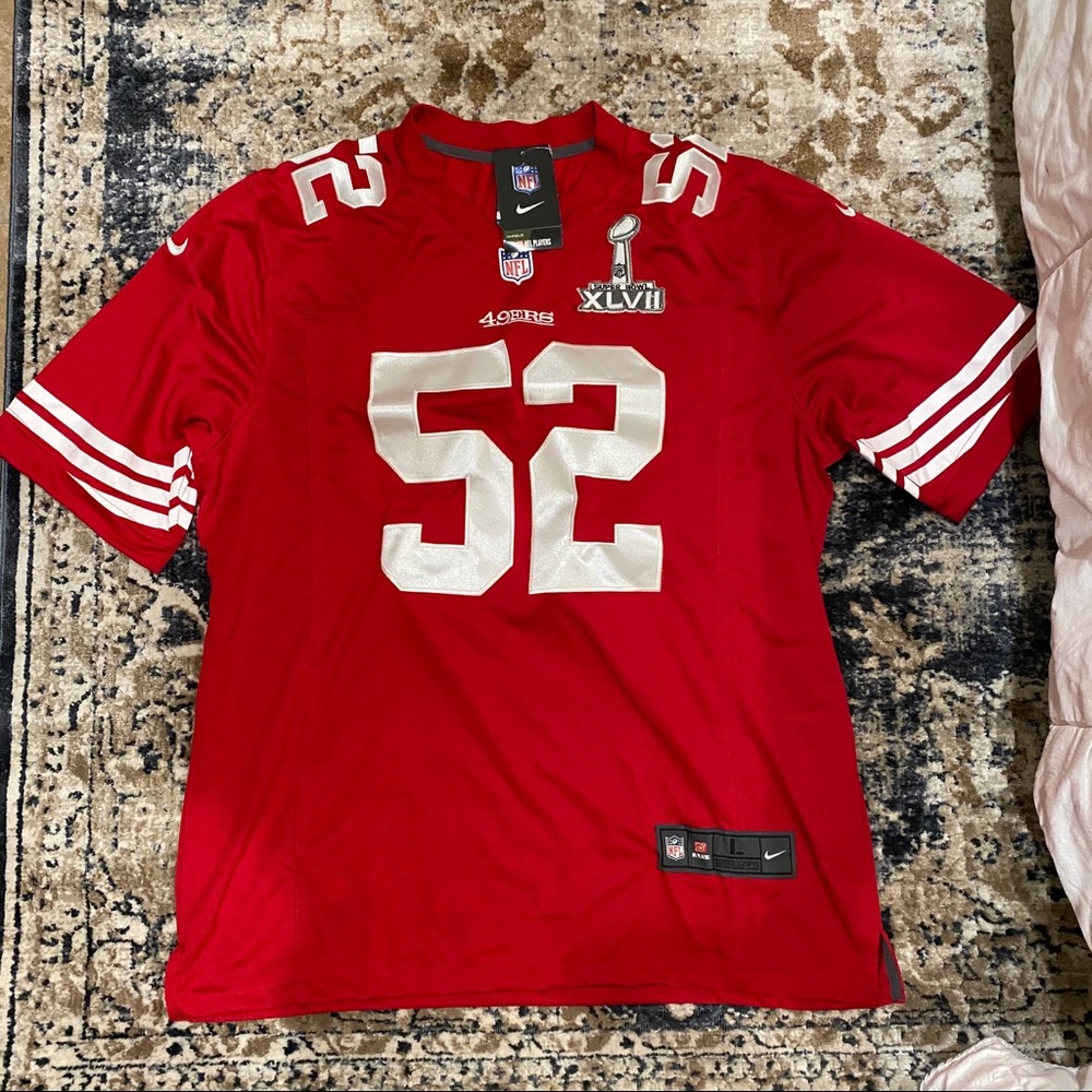 49ers Willis Jersey Red